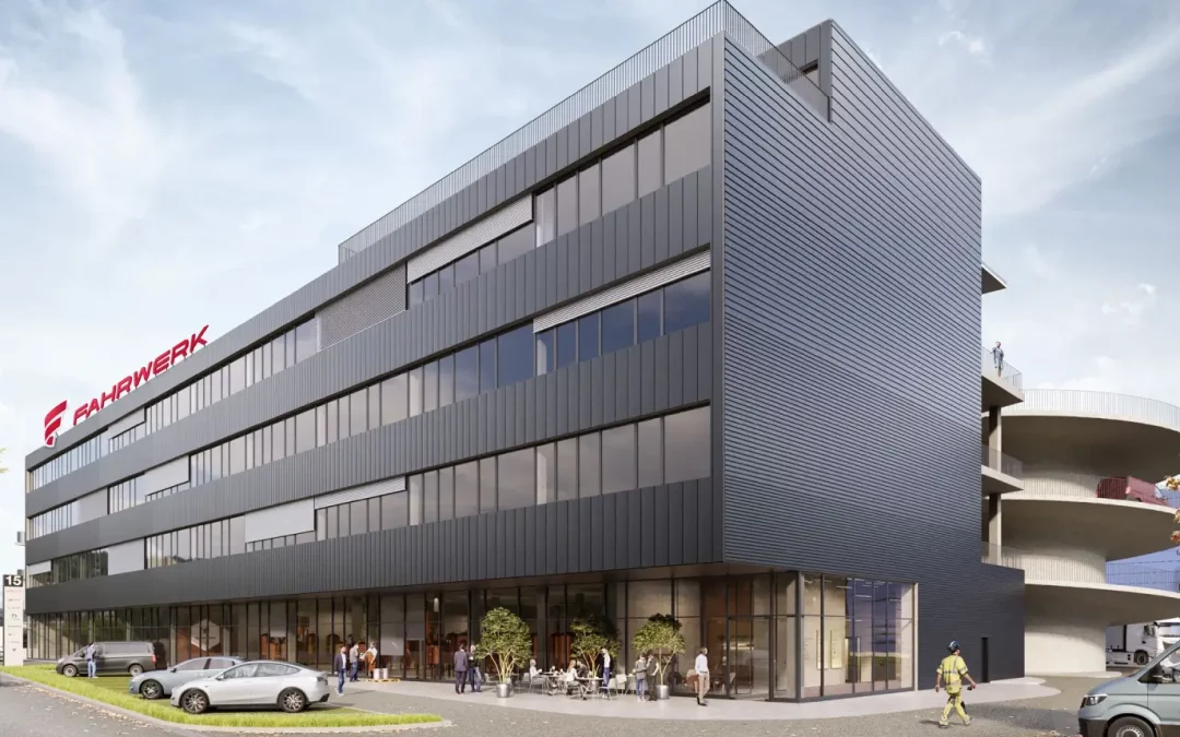 Real estate and B2B sales prospecting: How this commercial building project gets tenants to rent the space in Fahrwerk Winterthur.